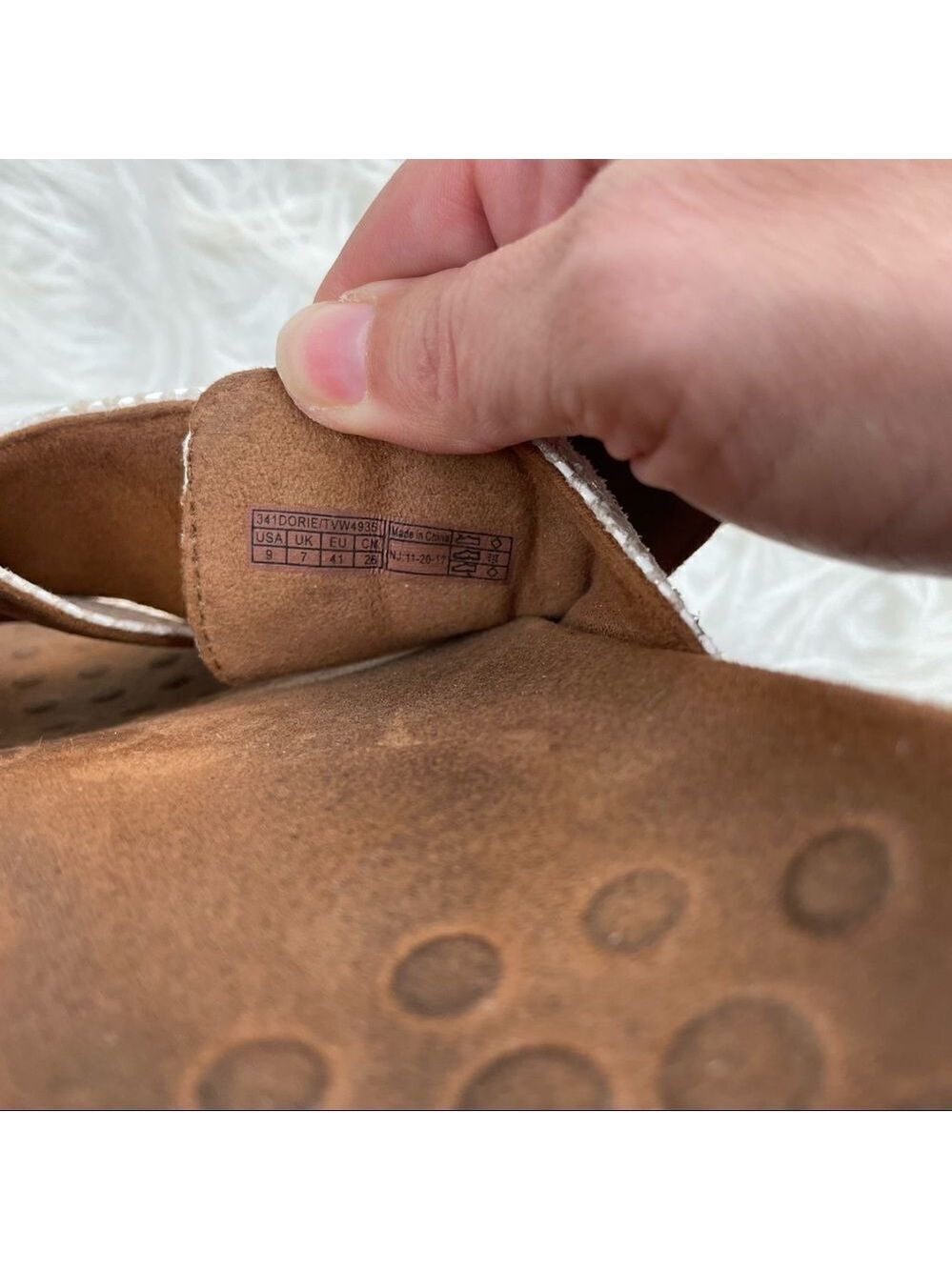Vionic Dorie Rest Snakeskin Leather Slide Sandals - Picture 10 of 11